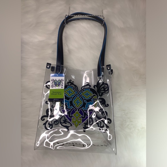 💚NWT💙Brighton Summer Heart Tote Sophia Collection - Picture 1 of 12